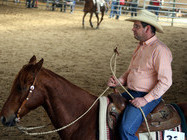 Harald auf seinem Quarterhorse